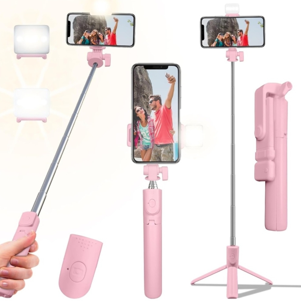 Pink Selfie Stick R15 - Picture 4 of 6